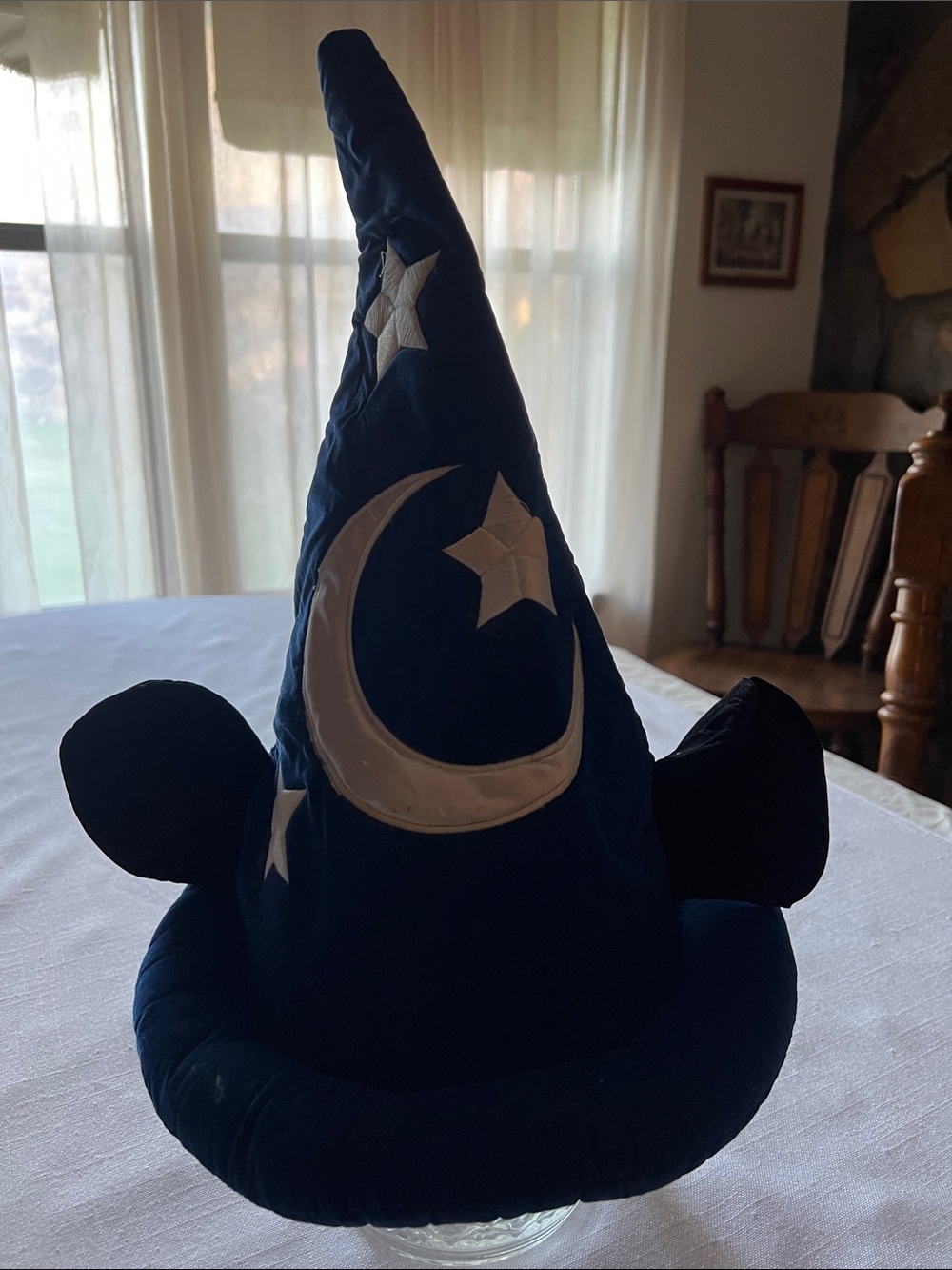 Blue Mickey Wizard Hat Kids Costume with Moon & Stars